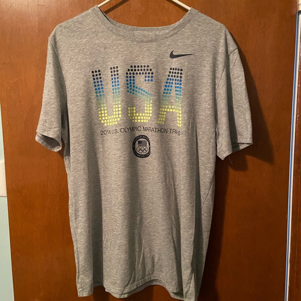 Nike dri-fit USA Olympic marathon trials shirt